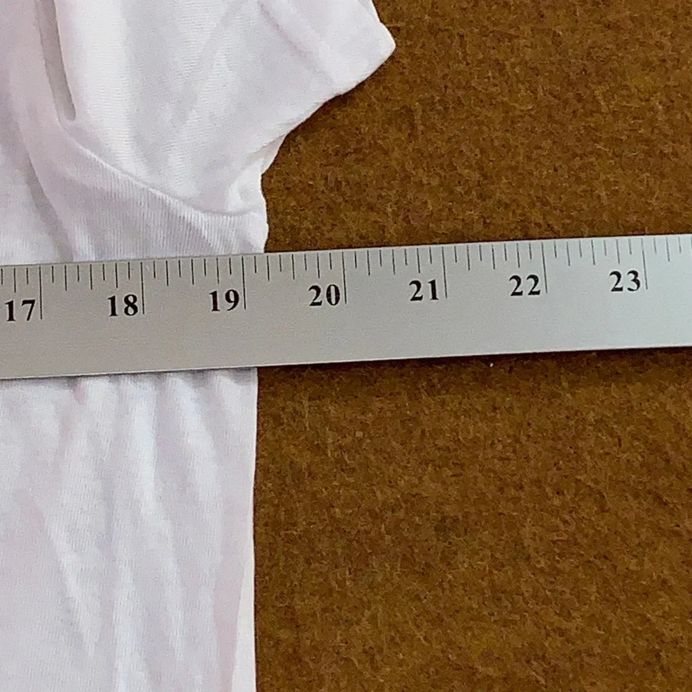 Nautica Mens Small White 5-Pack V-Neck Logo Cotton Blend T-Shirts New